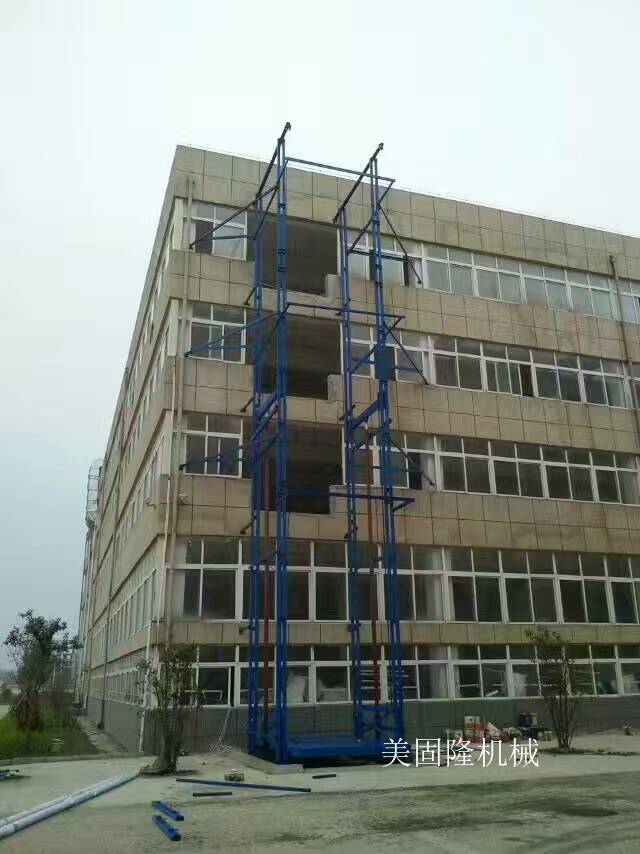 揭阳室外双臂导轨式升降机厂家